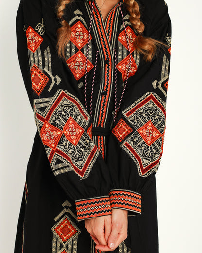 Dress "Kolorytna" black