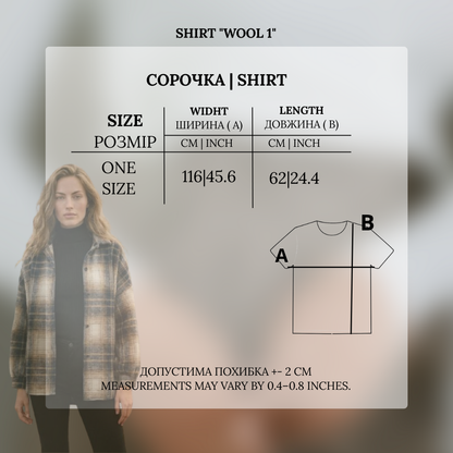 Marškiniai „wool 1“, pilkos spalvos