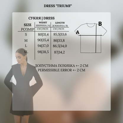 Suknelė „TRIUMF“ juoda