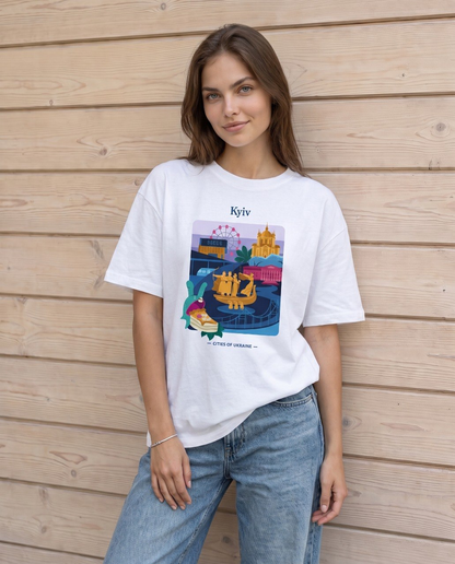 T-Shirt "Kyiv" white