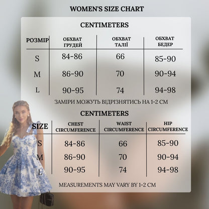 Dress "Provence" blue – suknelė balta, mėlyna (medvilnė), nuotrauka 4