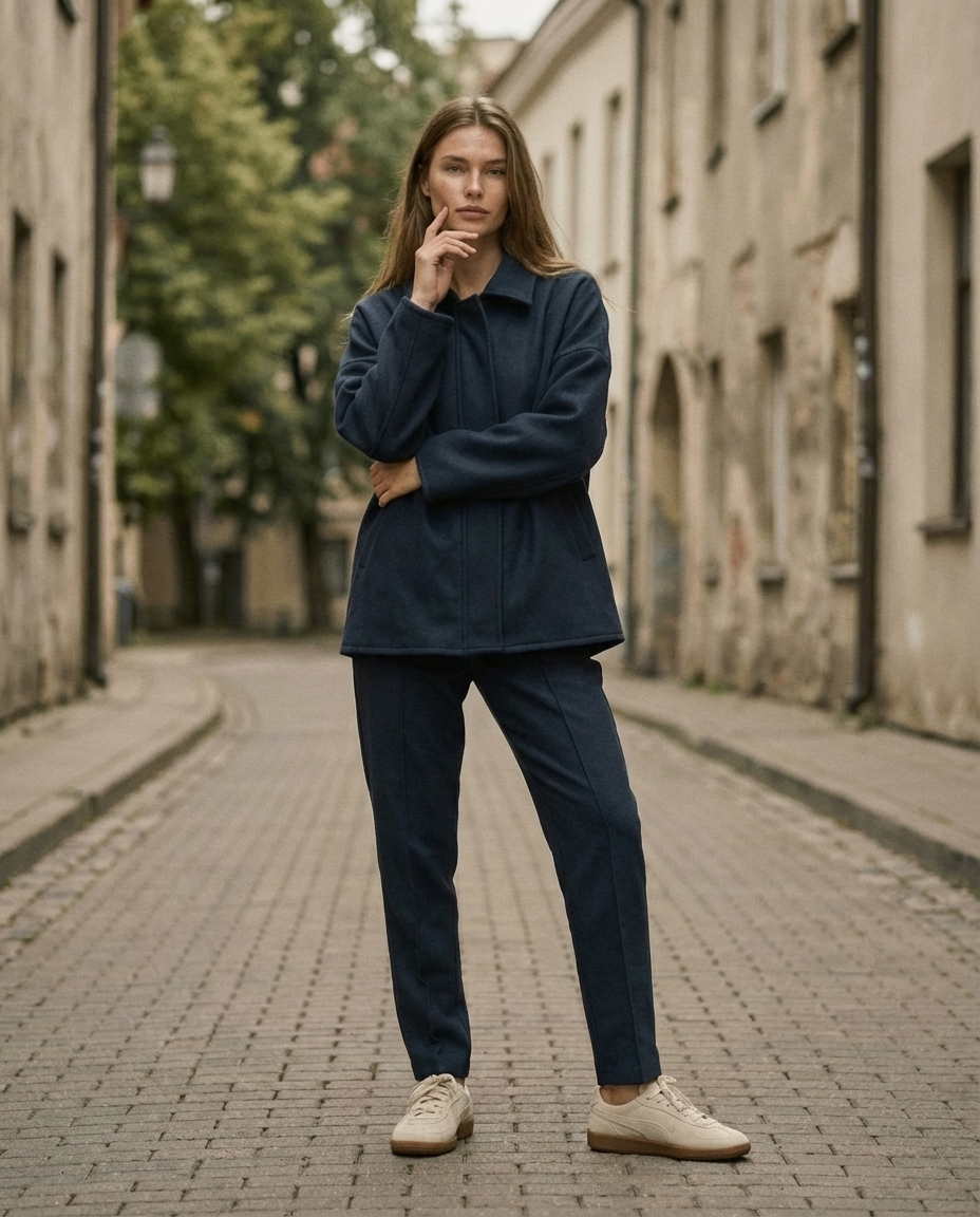 Suit «Samanta» dark blue