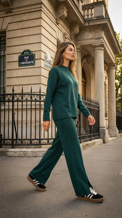 Kostiumas „Antonia“ žalios spalvos