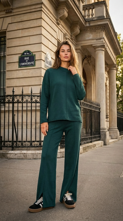 Kostiumas „Antonia“ žalios spalvos