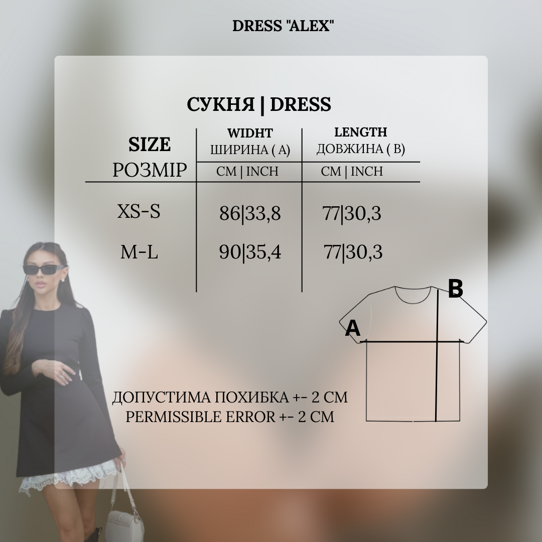 Dress "Alex" black
