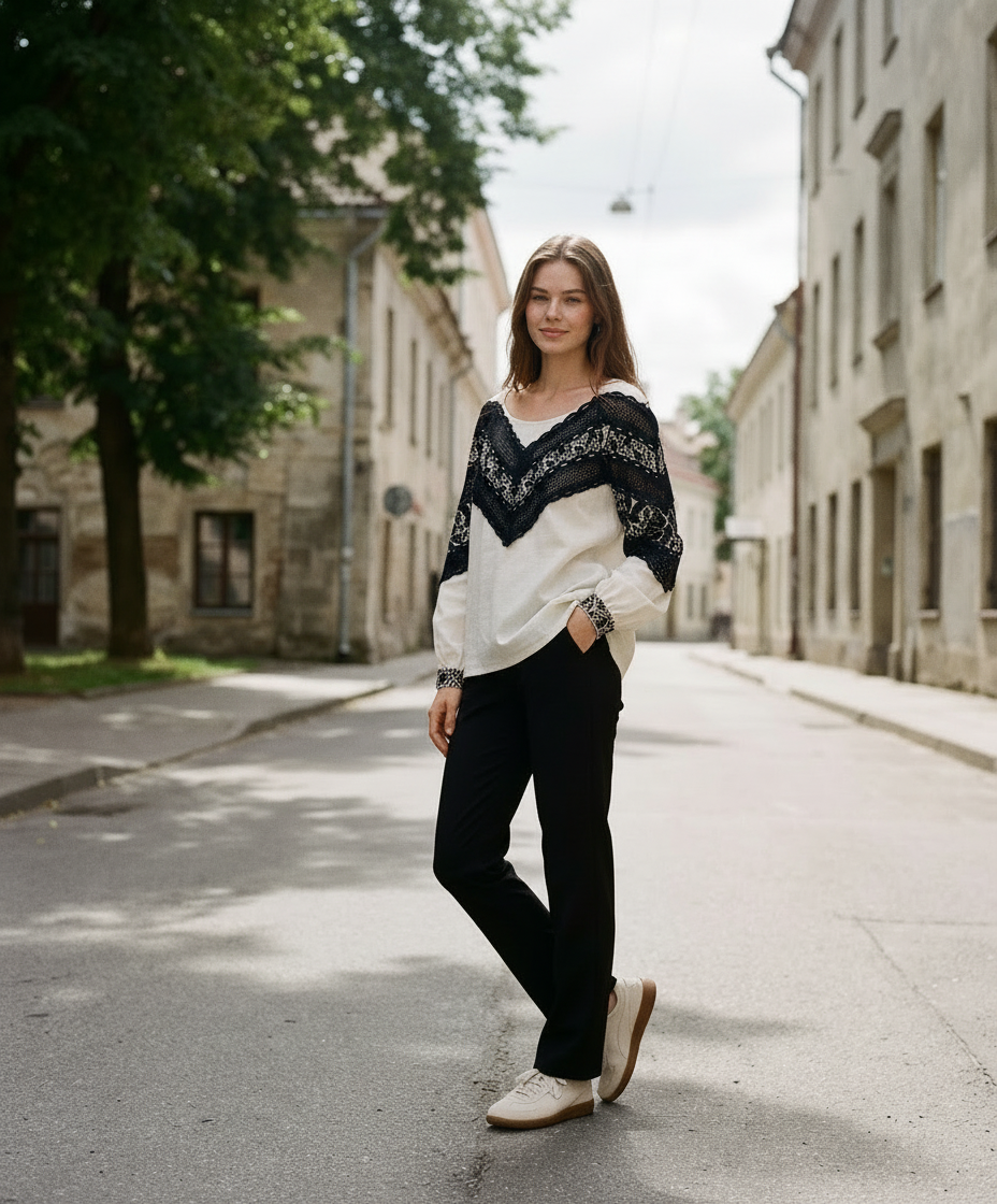 Siuvinėta palaidinė "Borščiivska 2"