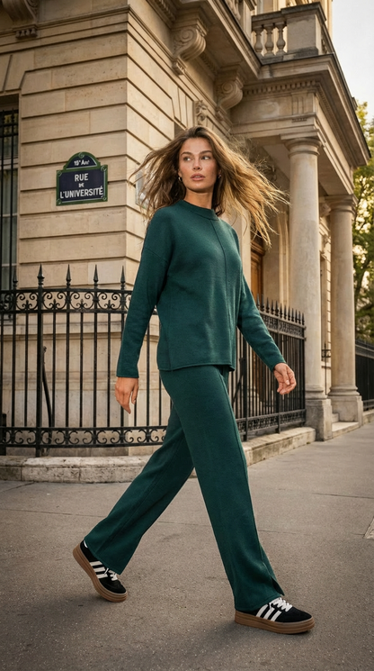 Kostiumas „Antonia“ žalios spalvos