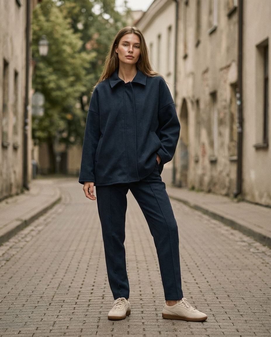 Suit «Samanta» dark blue