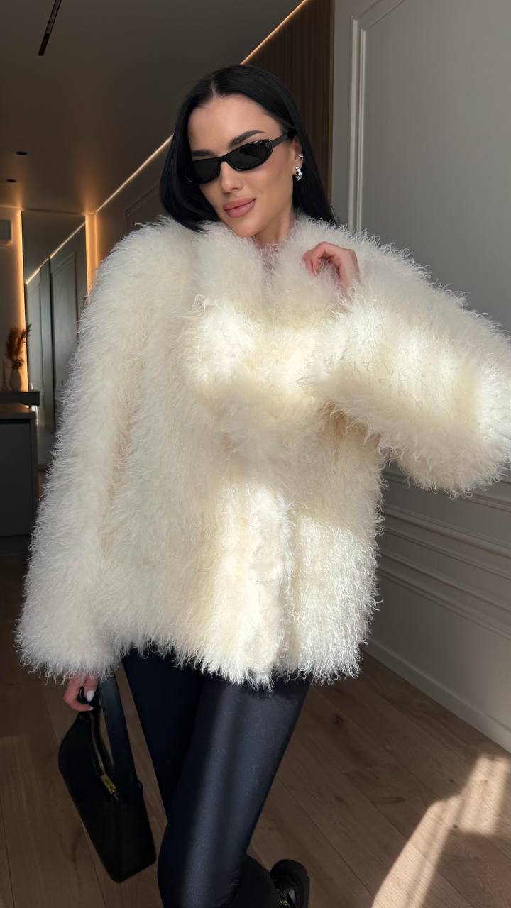 Fur Coat "Sophie" champagne