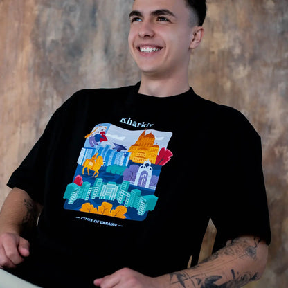 T-shirt "KHARKIV" one size (to order)