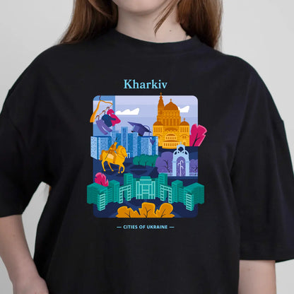 T-shirt "KHARKIV" one size (to order)