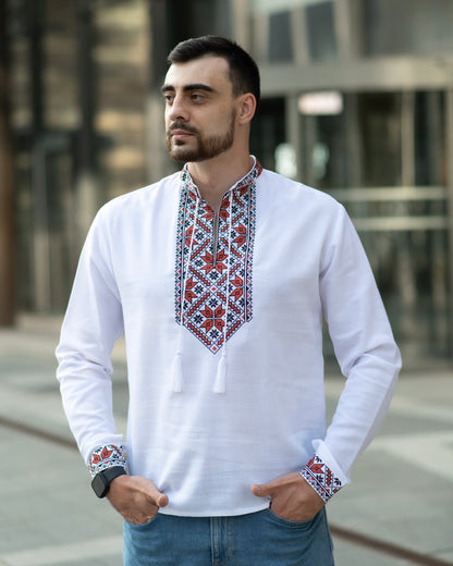 Vyshyvanka "HUTSUL" red