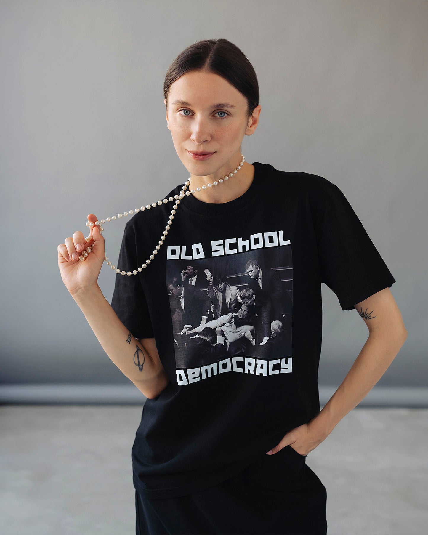 T-shirt "Old School" black