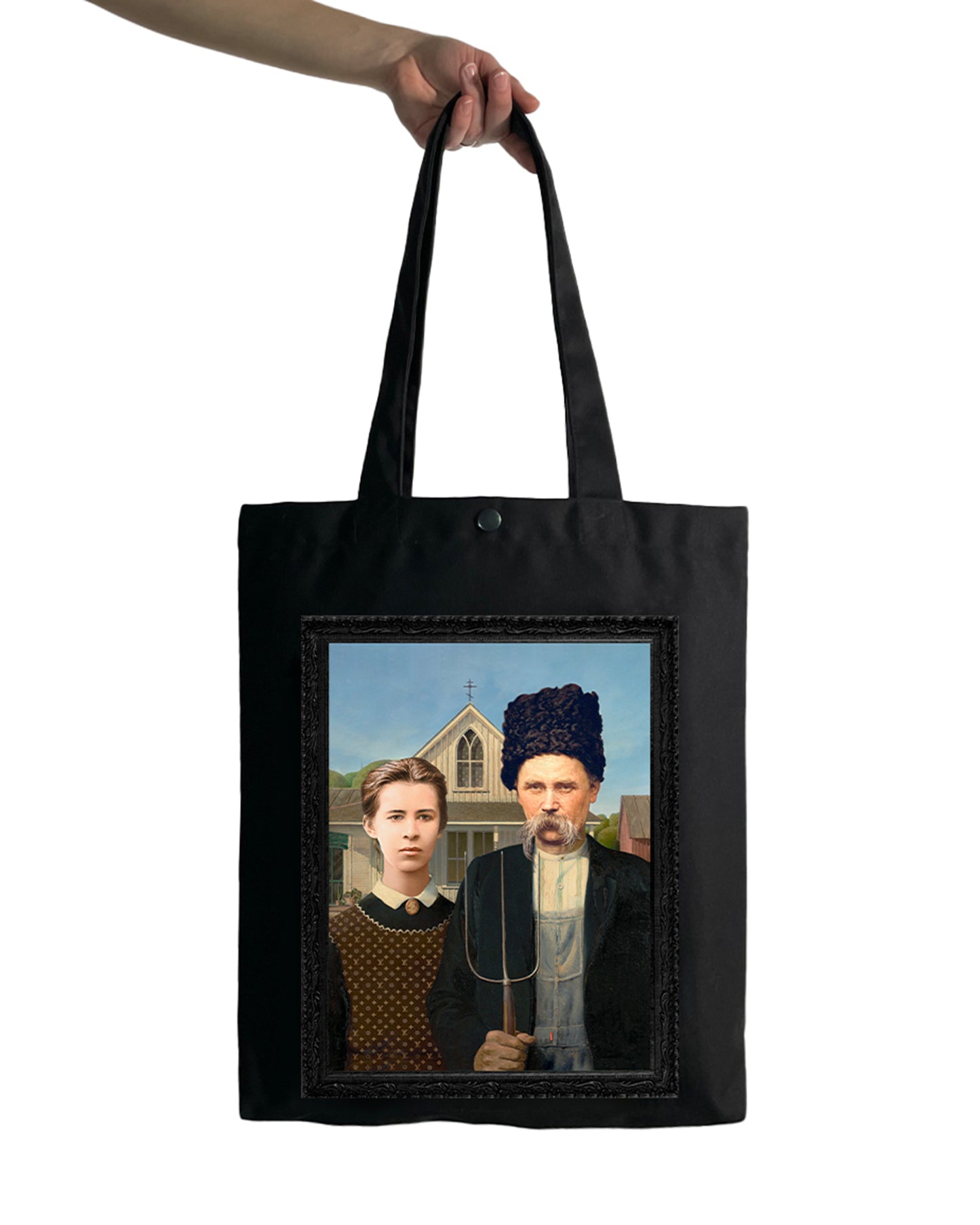 Shopper "Ukrainian Gothic" black