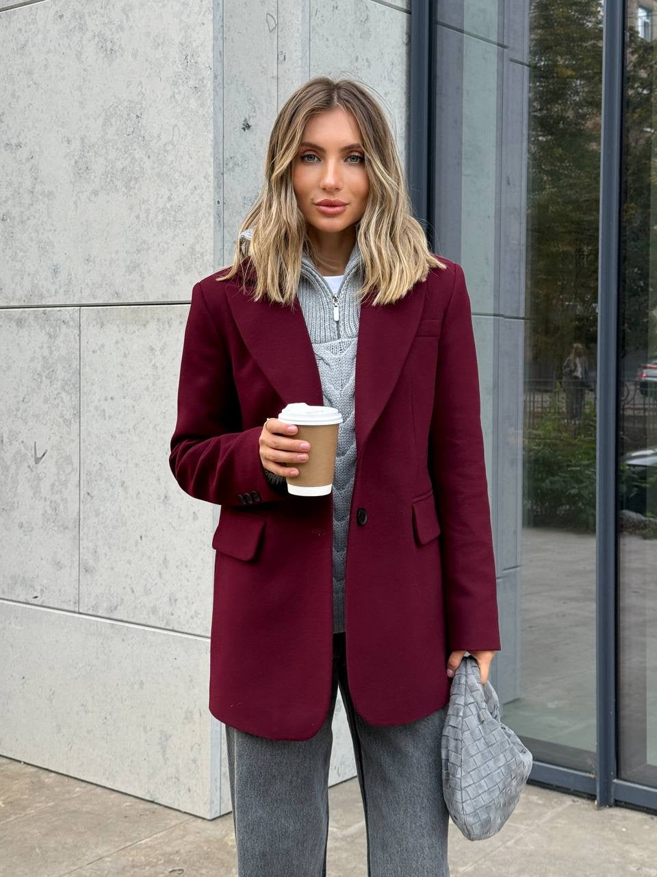 Jacket "LUX coat" Cherry