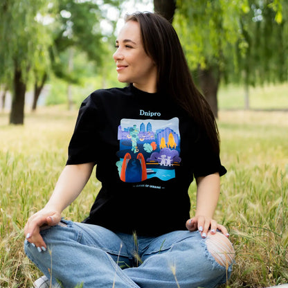 T-shirt "DNIPRO" one size (to order)