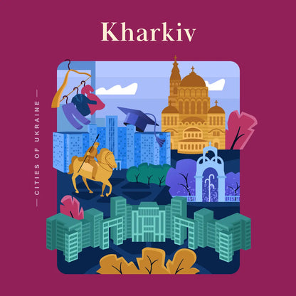T-shirt "KHARKIV" one size (to order)