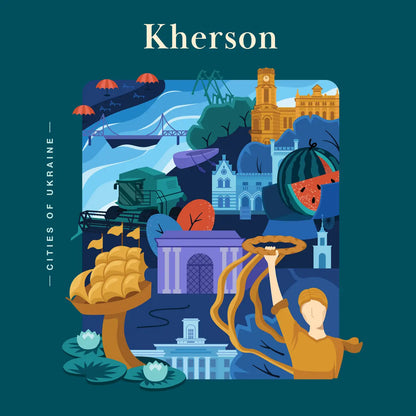 T-shirt "Kherson" one size (to order)