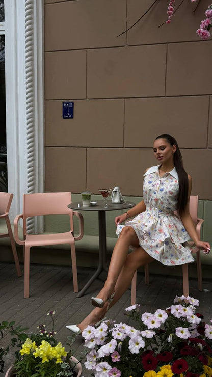 Dress "Vivienne" flowers