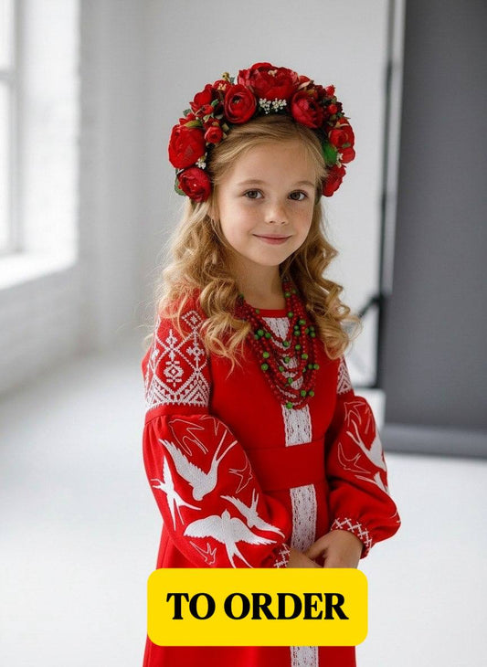 Вишита сукня для дівчинки (на замовлення)
