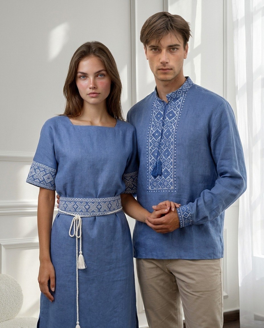 Family set Linen " Nebisniy"