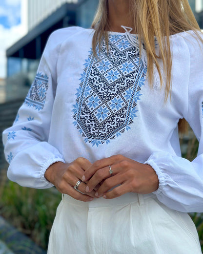 Vyshyvanka "AZARIA" blue