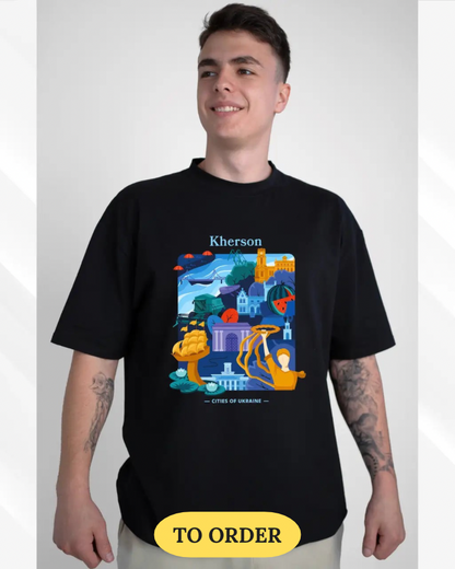 T-shirt "Kherson" one size (to order)