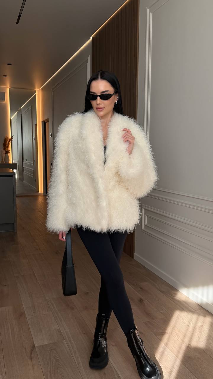 Fur Coat "Sophie" champagne