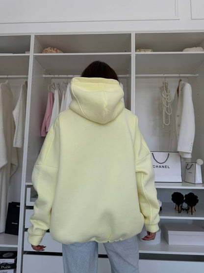 Hoodie "Clavdiya" yellow