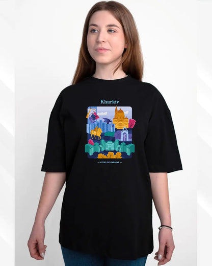 T-shirt "KHARKIV" one size (to order)