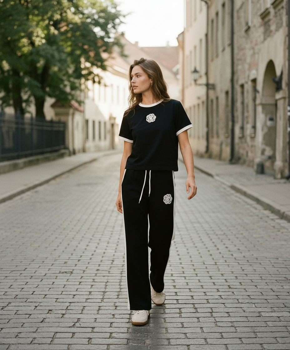 Suit "Camellia" black