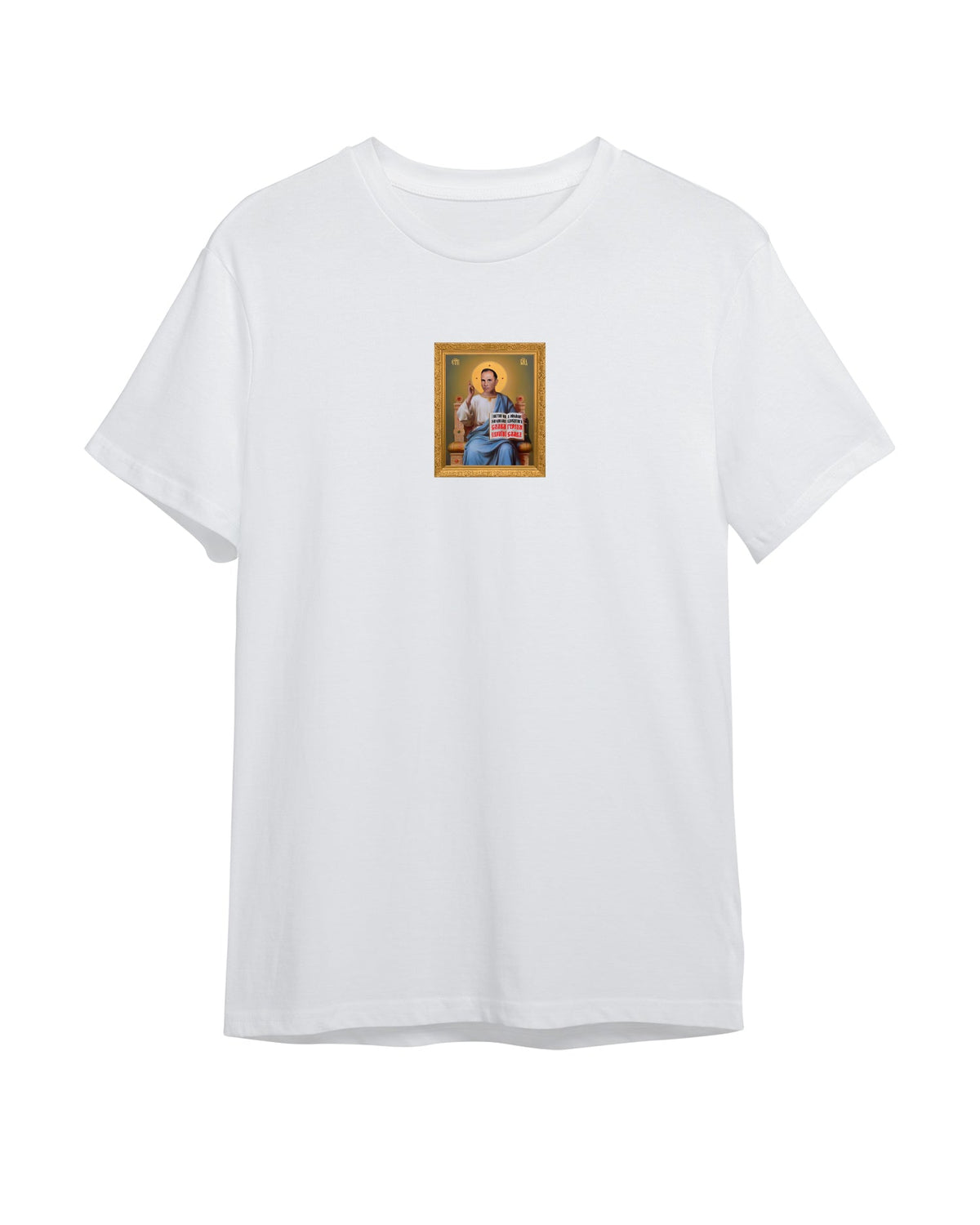 Cotton t-shirt with Ukrainian-themed graphic print, photo 3