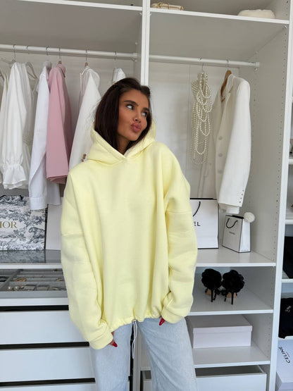 Hoodie "Clavdiya" yellow
