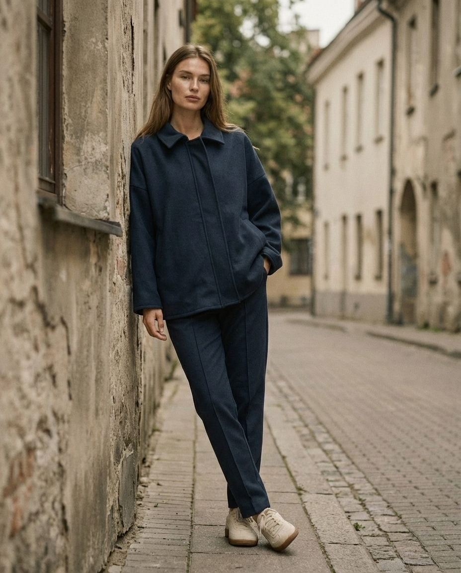 Suit «Samanta» dark blue