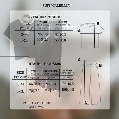 Suit "Camellia" black