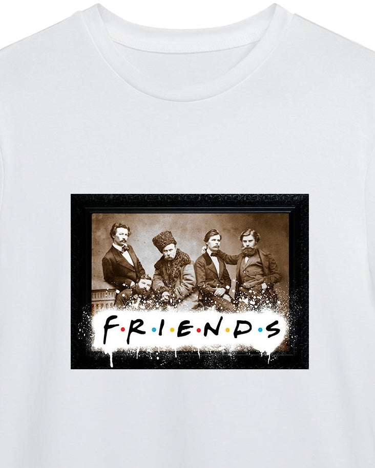 T-shirt "Friends" white A4