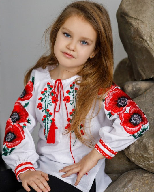 Vyshyvanka "Maky" for girls