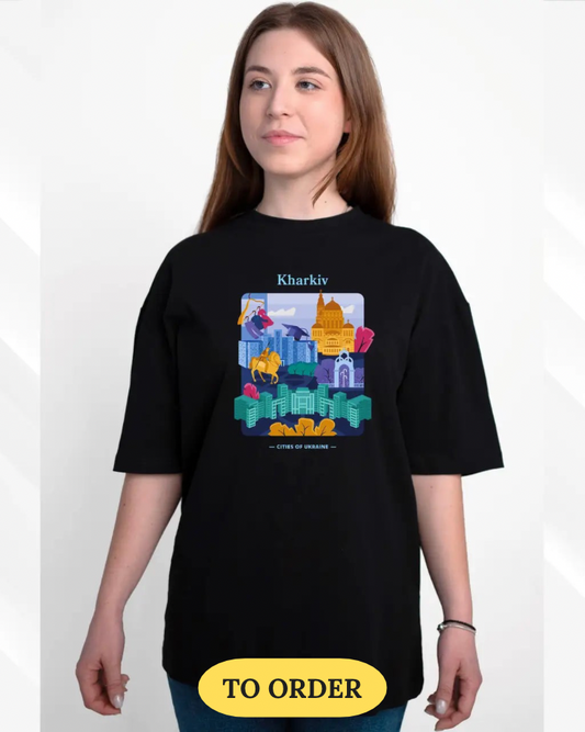 T-shirt "KHARKIV" one size (to order)