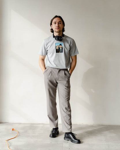 T-shirt «Ukrainian Gothic» gray (to order)