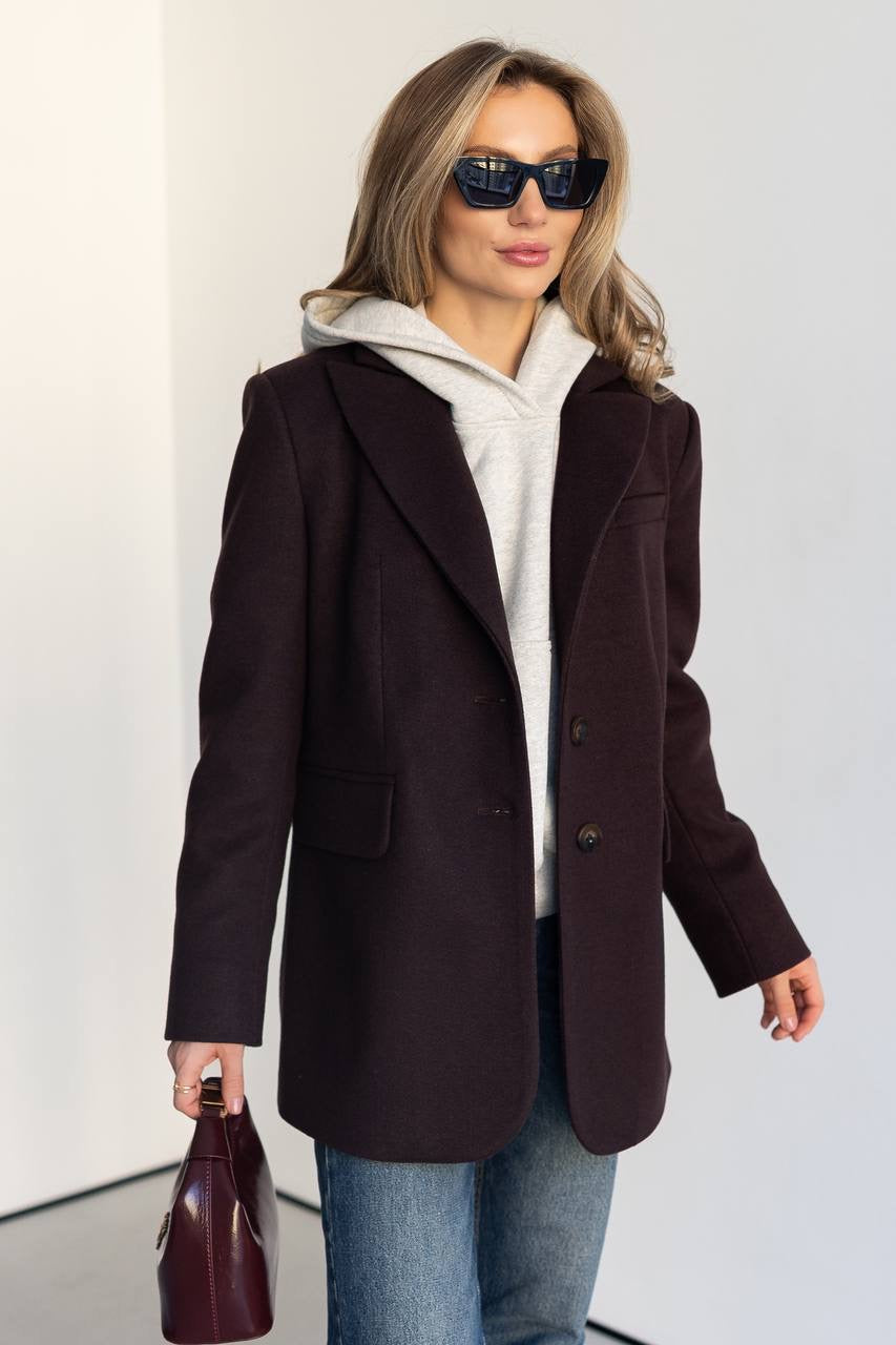 Jacket "LUX coat" Chocolate