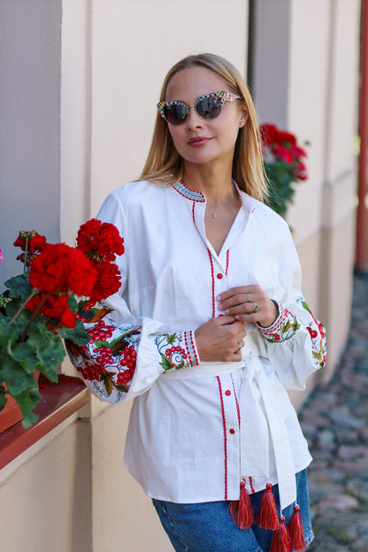 Vyshyvanka "Ryasna kalyna" (to order)