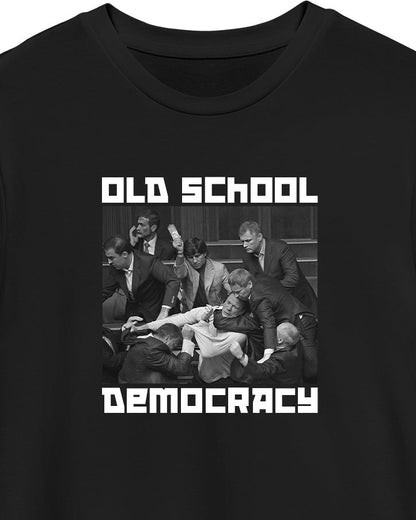 T-shirt "Old School" black (to order)