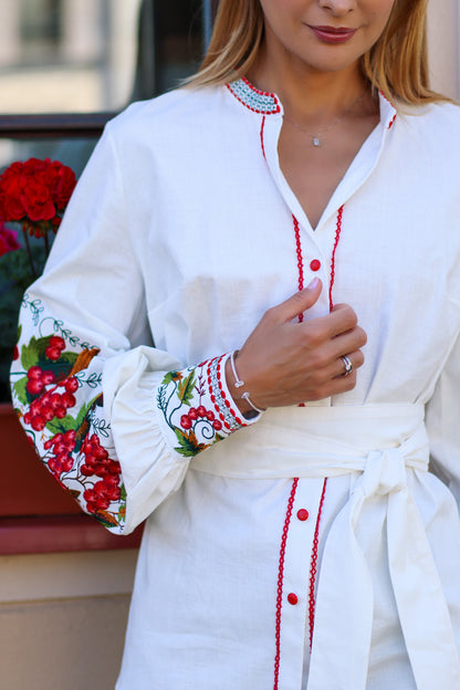 Vyshyvanka "Ryasna kalyna" (to order)