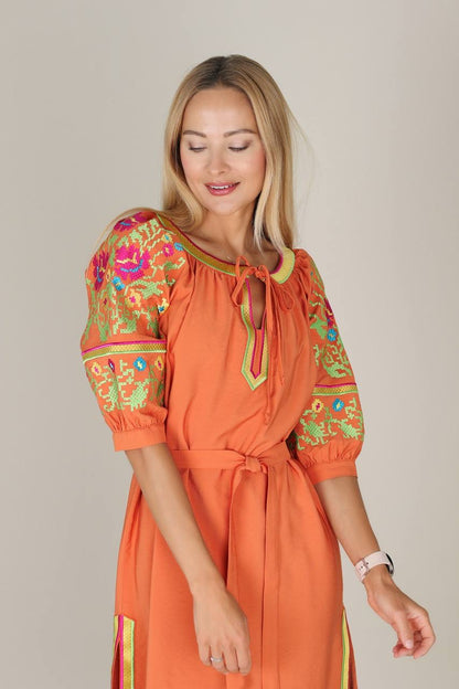Dress "TSVIT POMARANGE"