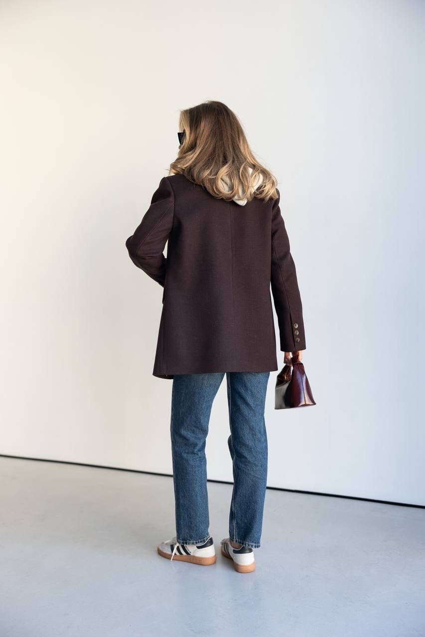 Jacket "LUX coat" Chocolate