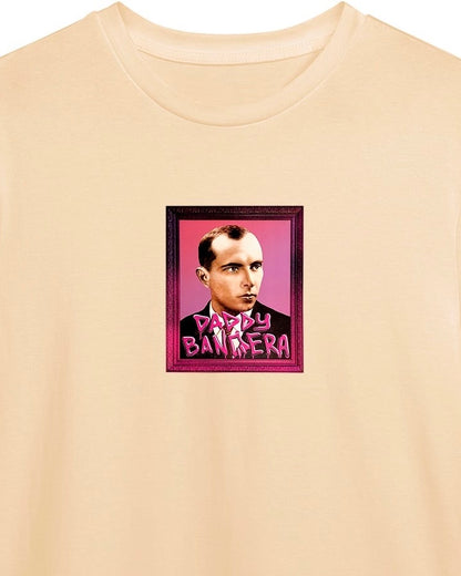 T-shirt "Daddy Bandera" beige (to order)