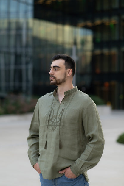 Вишиванка  "Patriot" хакі