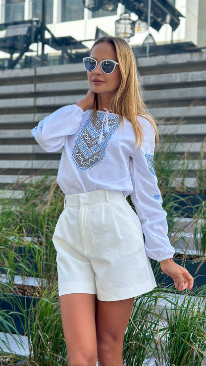 Vyshyvanka "AZARIA" blue
