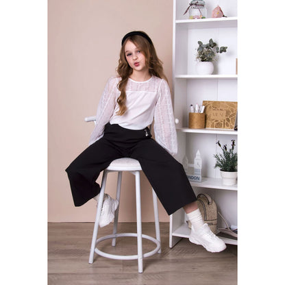 Pants “Palazzo” for girls, black