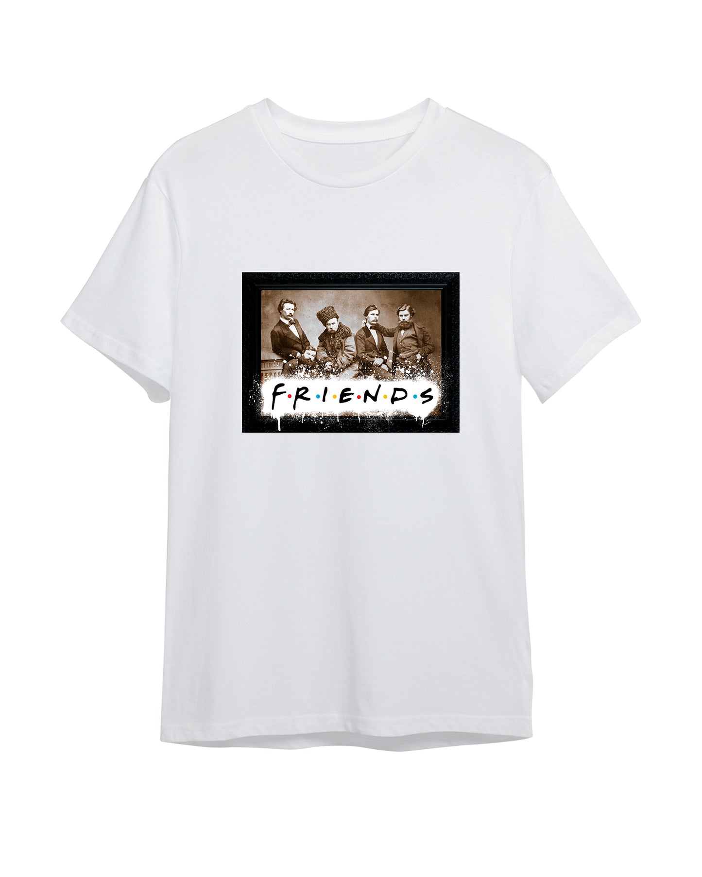 T-shirt "Friends" white A4